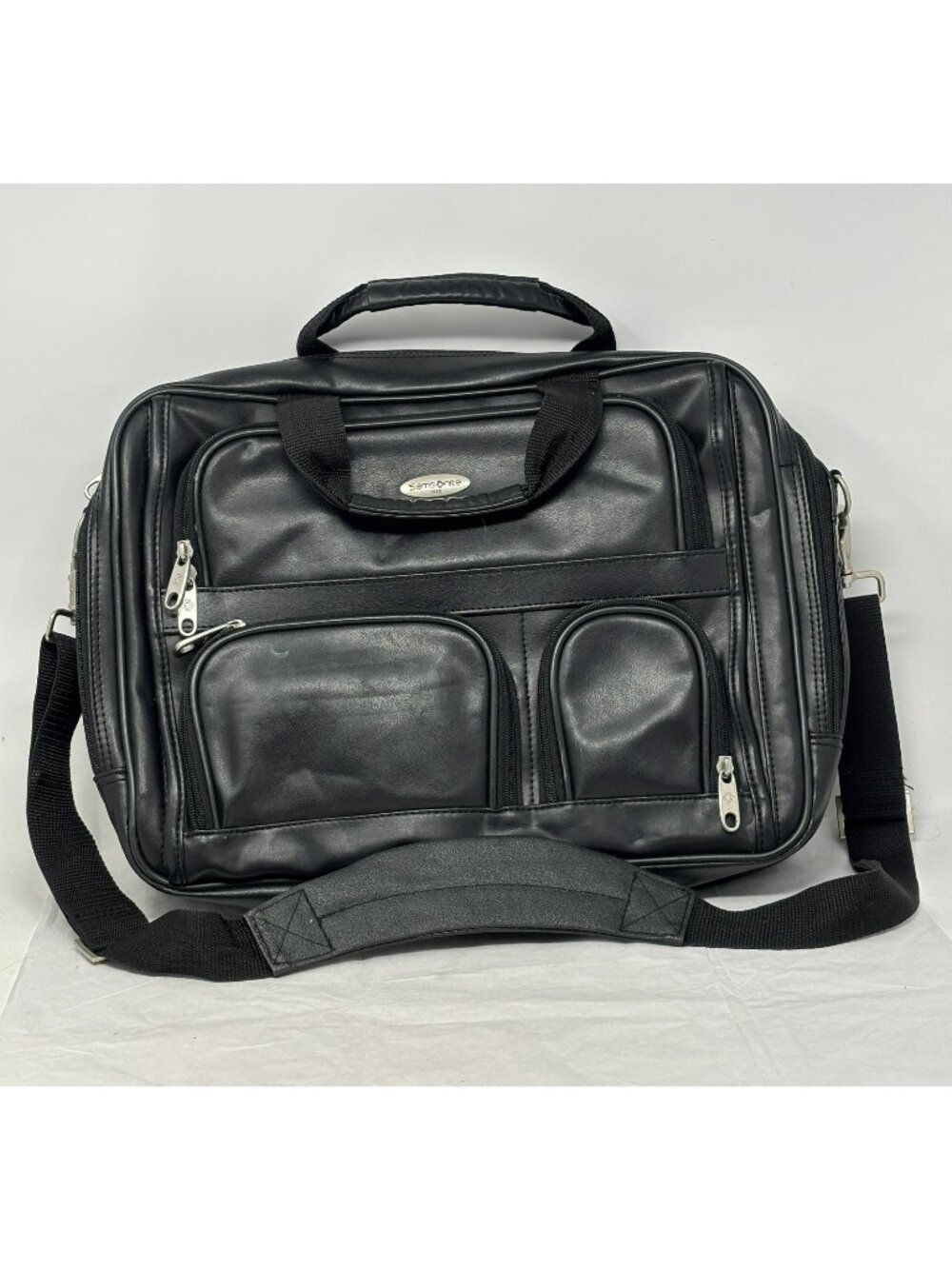 SAMSONITE 1910 Black Expandable Business 15.4" Laptop Case 932925 Carry Luggage